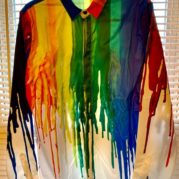 COPY - Men’s dripping paint shirt sz xxl by No. ID - Picture 7 of 7